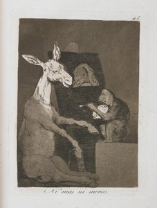 Placa de Los Caprichos, 1797-1798 de Francisco de Goya